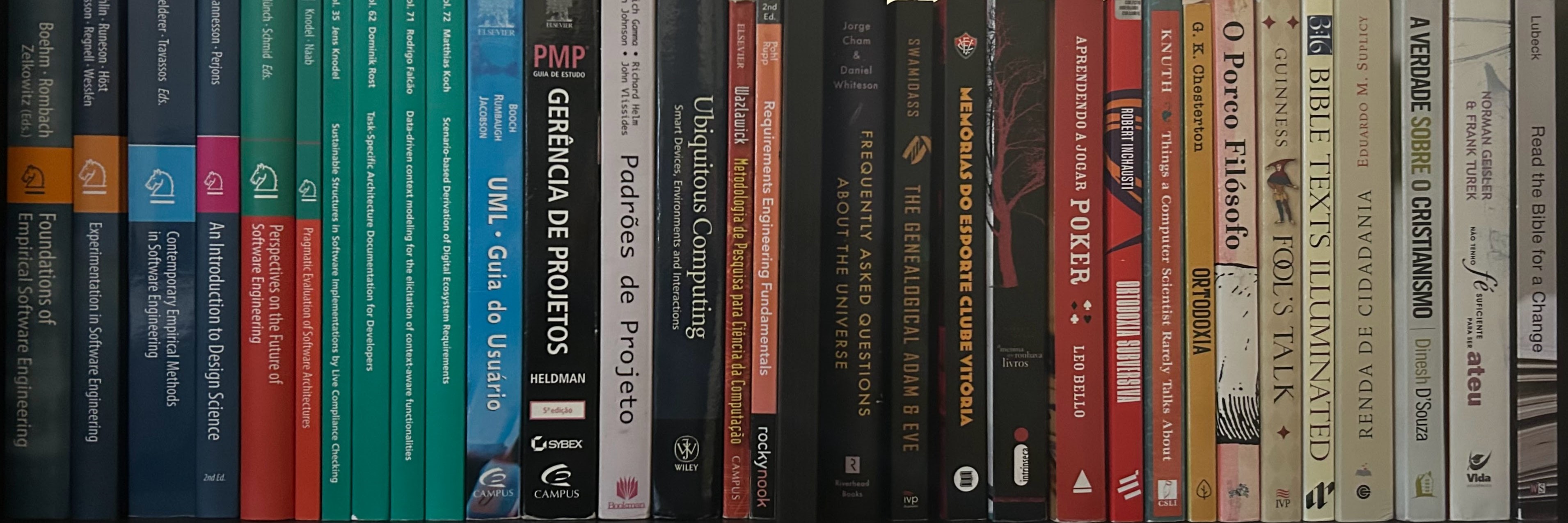 Here are some of the books on my shelf.