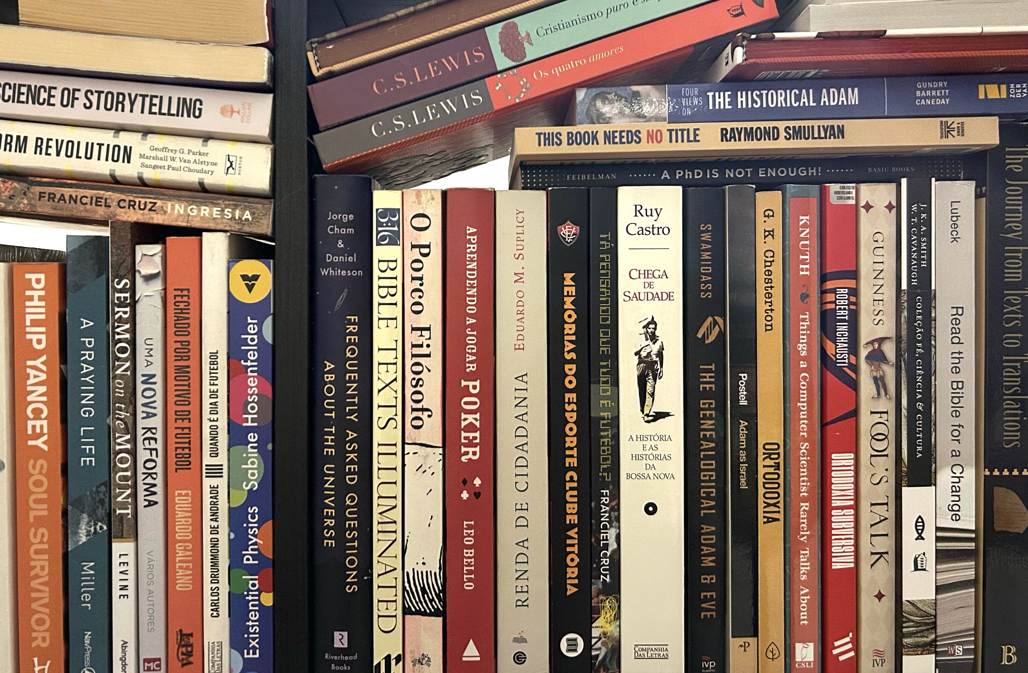 Here are some of the books on my shelf.